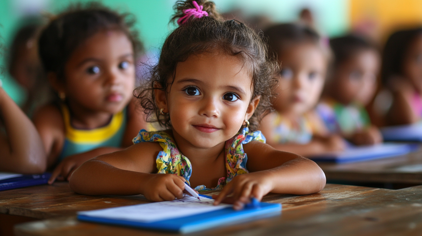 Brazilian Toddlers Learn To Write