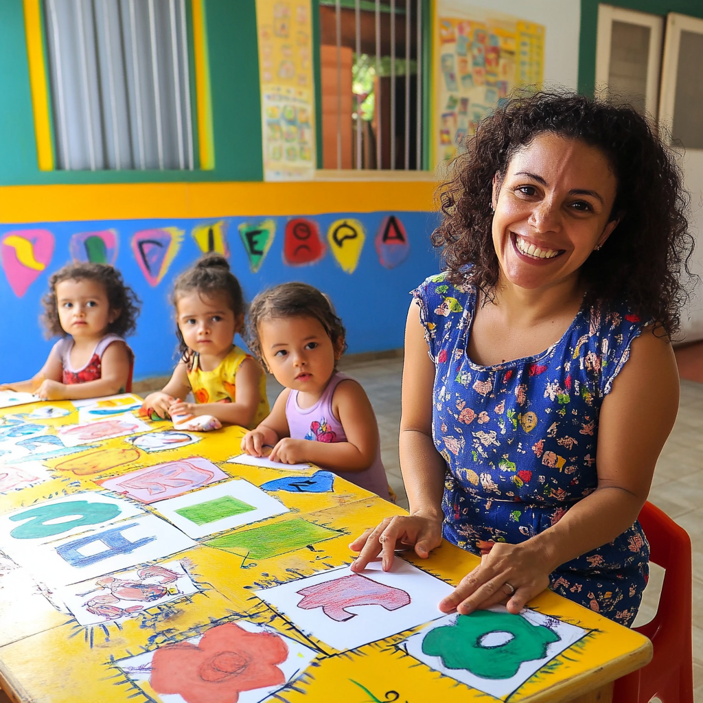 Mcgameserver Brazilian Teacher Teaches Toddlers The Alphabet